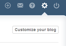 Customize button on your Preferences page