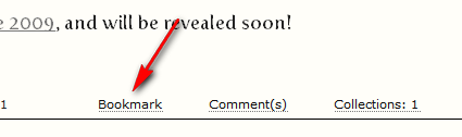 Bookmark a story on AO3