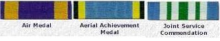 Air Medal; Aerial Achievement; Joint Service Commendation