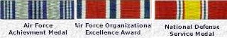 Air Force Achievement; Air Force Organizational Excellence; National Defense Service